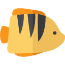 Gelber Fisch Icon